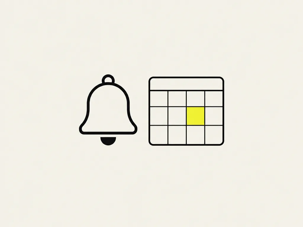 A bell beside a grid of on-call slots with one slot yellow: dashboards, runbooks and incident scenarios walked through with the on-call team.