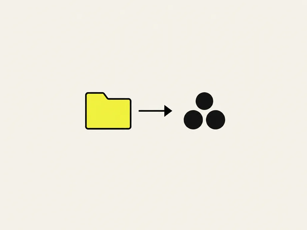 A yellow folder passed along an arrow to three figures standing together: the tests and the playbook handed to the team that keeps them.